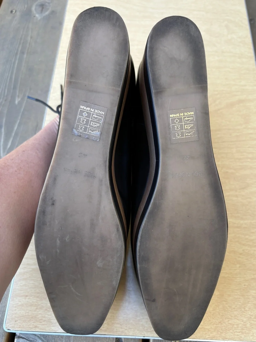 Paloma Barcelò Lace-Up Platform Oxford Shoe In Black Sz 40 EU